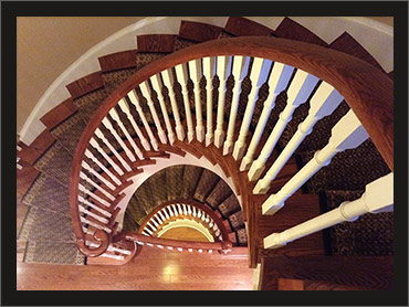Picture of custom stairs