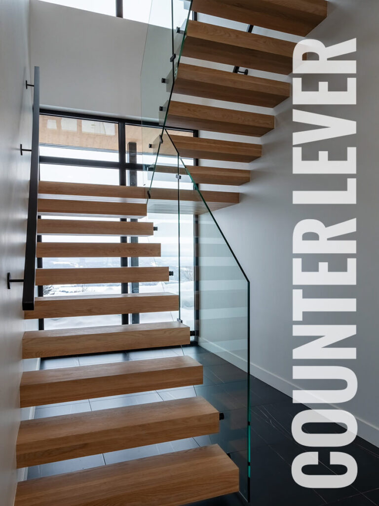 Stringer Counter Mono Beam Stairs GTA | Stairs4U