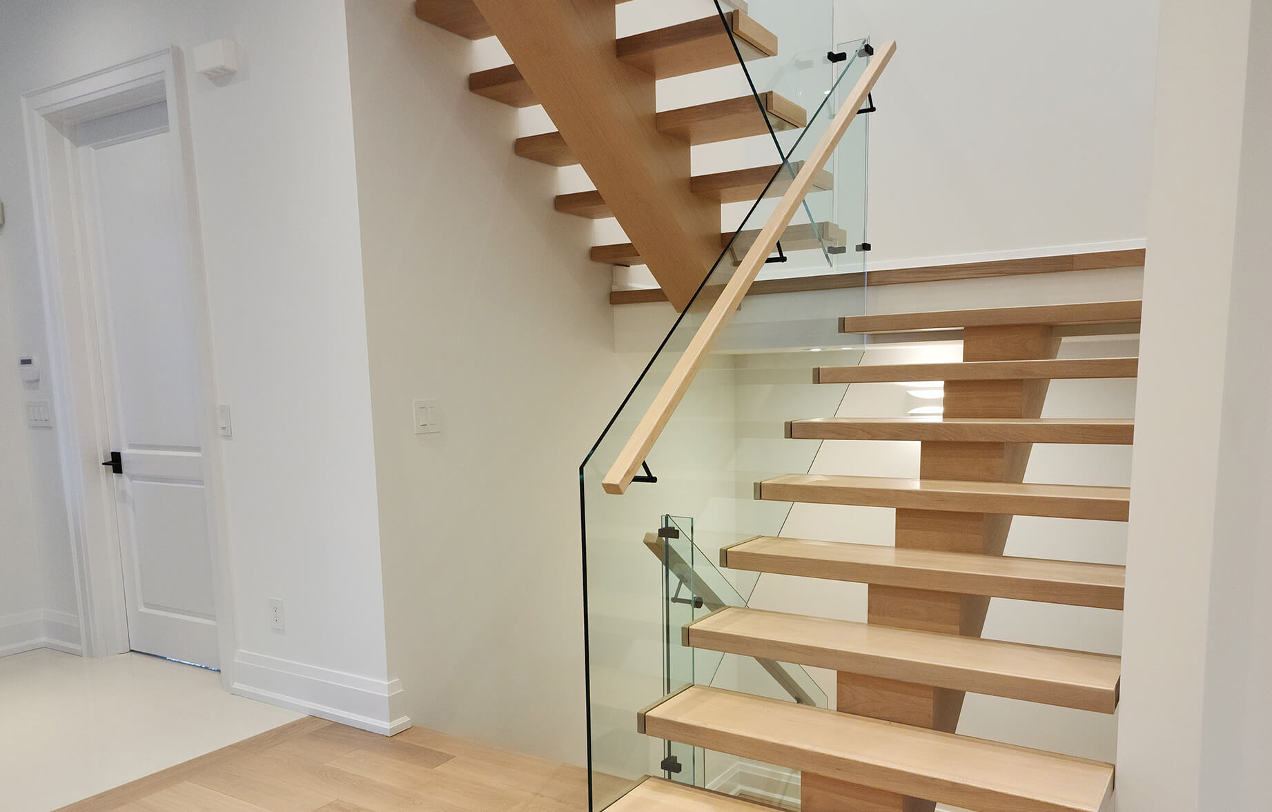 open riser stairs