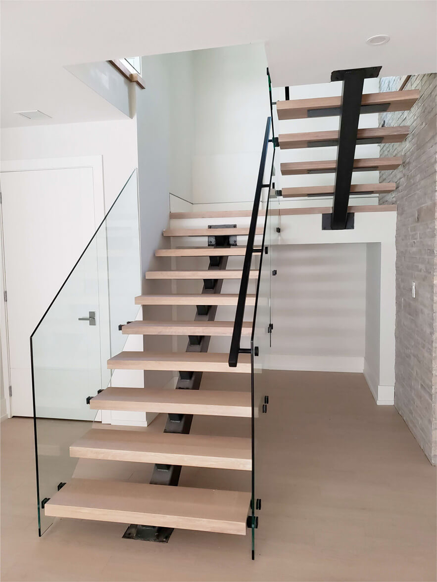 open riser stairs
