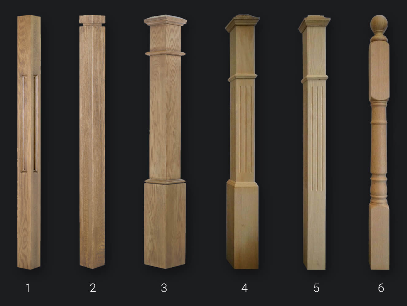 Wooden post collection